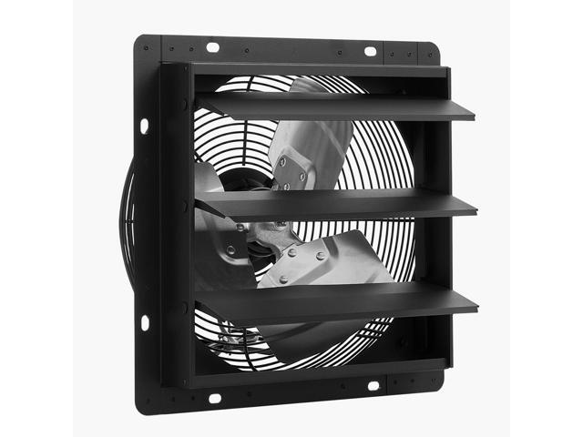 10 inch Shutter Exhaust Fan, Wall Mounted Attic Vent Fan with Smart Programming Variable Speed Temperature Control, 1000 CFM,EC Motor,Timer, for...