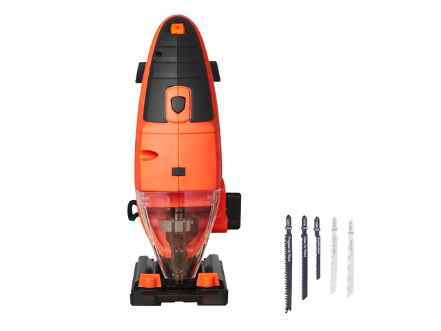 Jig Saw, 6.5 Amp, 3000 SPM Blade Speed, Electric Jigsaw with 6 pcs Blades, LED Light, 6 Variable Speed, 0- 45Â° Bevel Cuts, 4 Orbital Settings for...