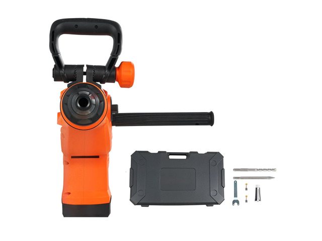 SDS-Max 2-Inch Corded Rotary Hammer Drill Kit 1600W 175-350RPM 3 Functions