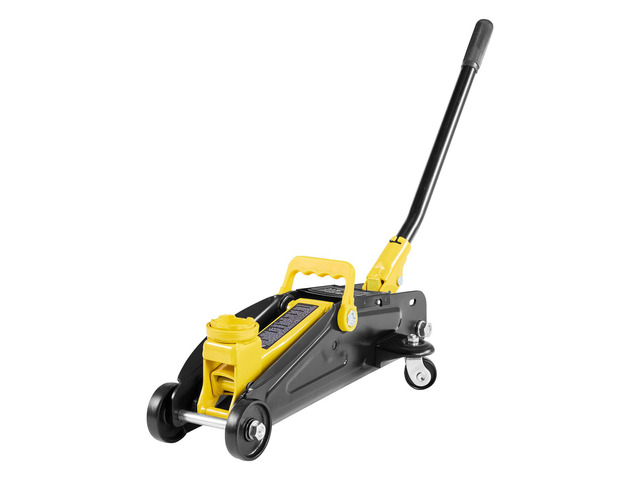 Low Profile Floor Jack, 2 Ton (4400 lbs) Capacity, Steel Racing Floor Jack with Stands, Single Piston Quick Lift Pump, Hydraulic Trolley Car Lift...