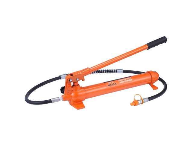 12 Ton Porta Power Kit, Hydraulic Ram with Pump with 4.6 ft/1.4 m Oil Hose, Portable Hydraulic Jack with Storage Case for Automotive, Garage, Farm,...