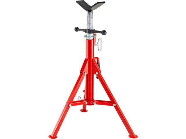 V Head Pipe Stand Adjustable Height 28-52 Inch, Pipe Jack Stands 2500 LB. Capacity,Folding Portable Pipe Stands 1/2 to 12 Inch Pipe...
