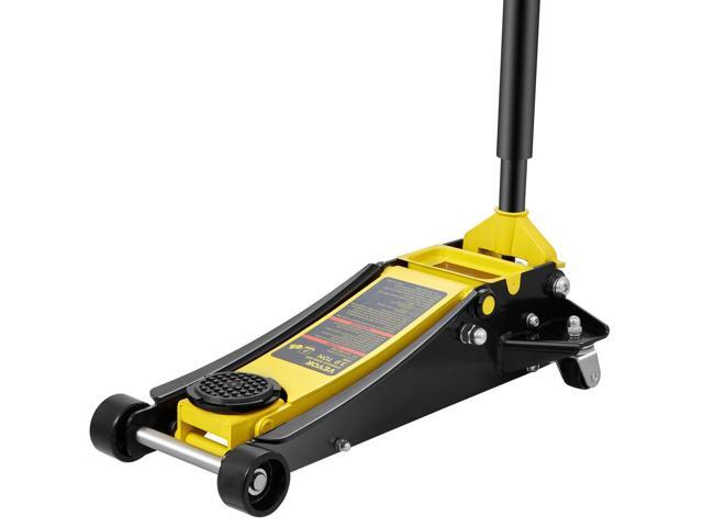 Floor Jack, 3 Ton Low Profile Floor Jack, Heavy-duty Steel Racing Floor Jack with Dual Pistons Quick Lift Pump, Floor Jack Lifting Range 3.35'-19.69'