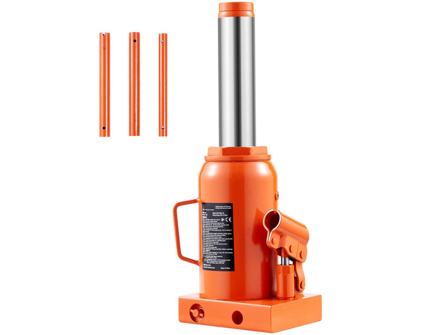 Hydraulic Bottle Jack 30 Ton Manual High Lift Automotive Car Repair Shop