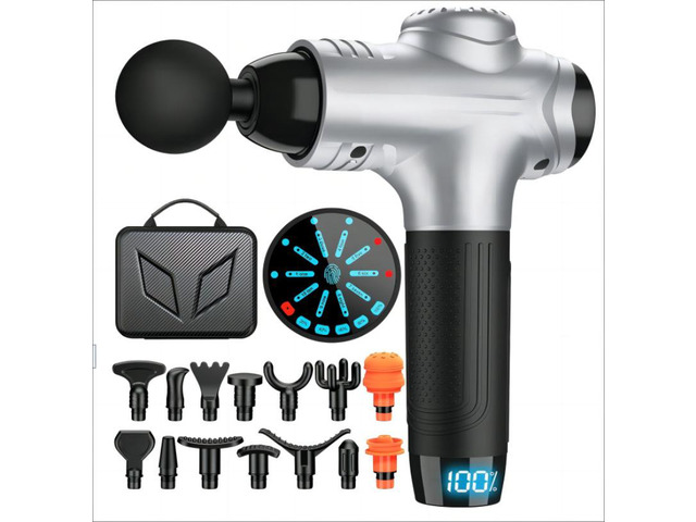 Professional-Grade Mini Electric Muscle Massage Gun for Fascia Release and Relaxation