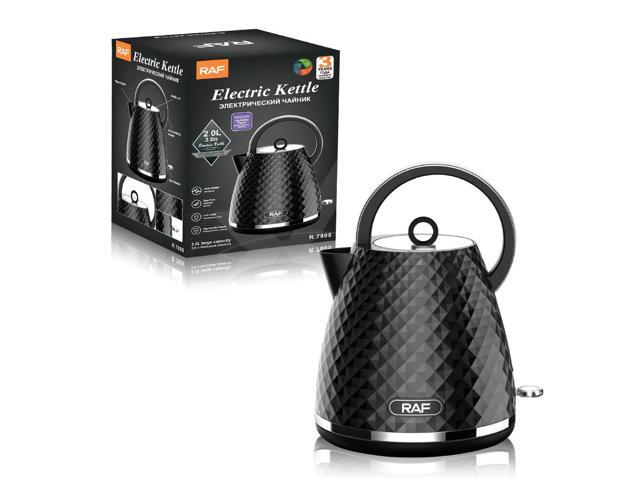 2.0L Stainless Steel Electric Kettle Large Capacity with Automatic Shut-off and Overheat Protection
