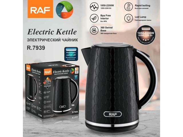 1.7L Stainless Steel Electric Kettle Large Capacity with Overheat Protection