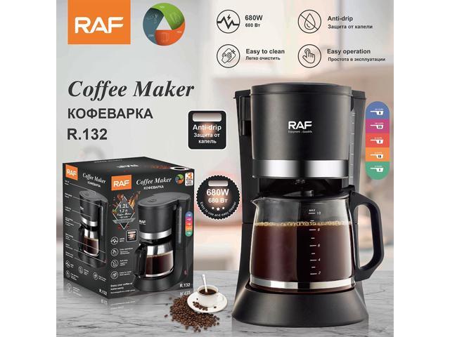 Compact Automatic Drip Coffee Maker for Home & Office (EU Plug) Suitable for Bedrooms