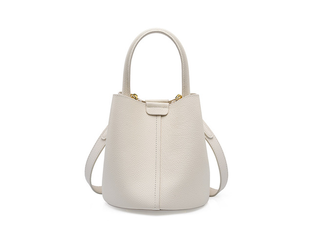 Genuine Leather Purses and Handbags for Women, Soft Genuine Leather Shoulder Hobo Bags White
