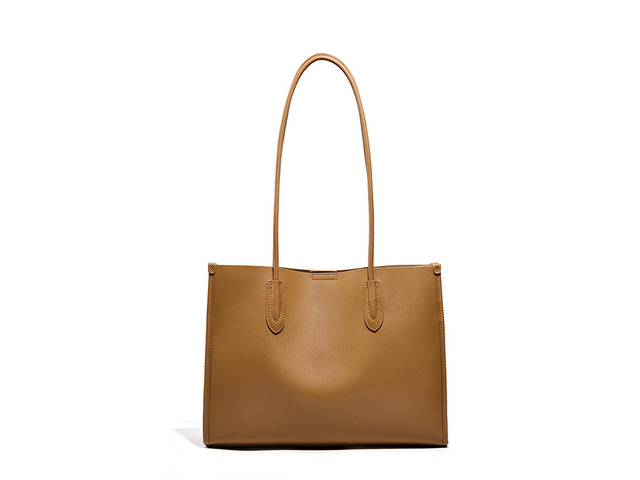 Genuine Leather Women's Shoulder Handbags Bronze