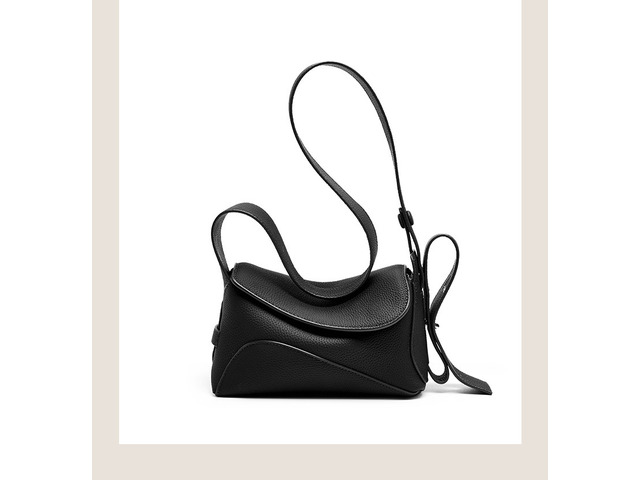 Genuine Leather Womens Hobo Purse Roomy Casual Shoulder Bags Black