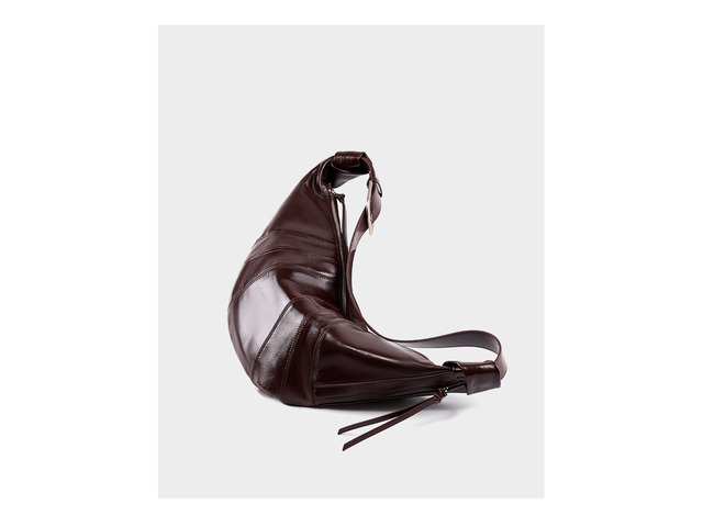 Women Genuine Leather Crossbody Bags Brown