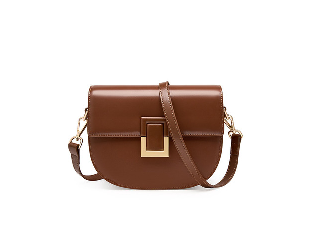 Women's Leather Designer Handbags Tote Purses Shoulder Bucket Bags Brown