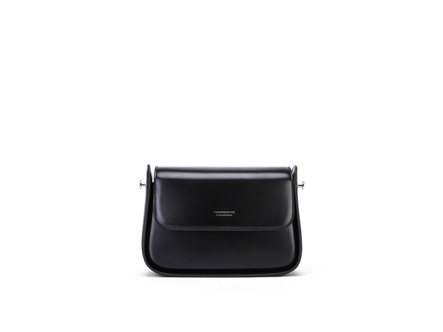 Genuine Leather Women Vintage Handbags Shoulder Bag Black
