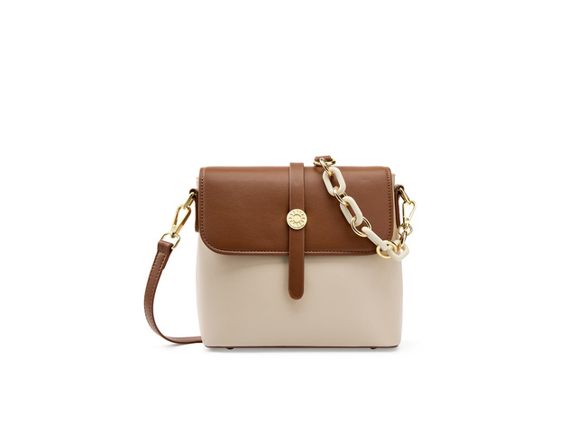 Genuine Leather Women's Small Classy Crossbody Purse Top Handle Handbags Multi