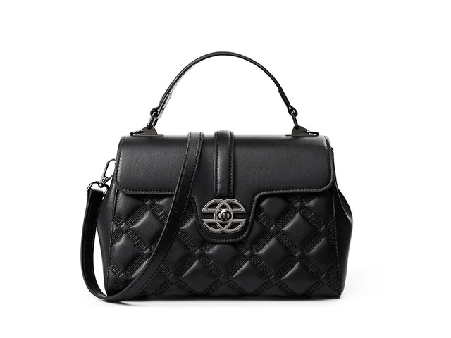 Women Leather Crossbody Bags Women's Tote Shoulder Bag Black