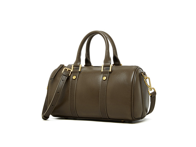 Genuine Leather Women Crossbody Bag Green