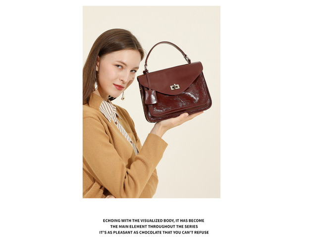 Genuine Leather Women Shoulder Handbag Tote Hobo Purses Handbag Red