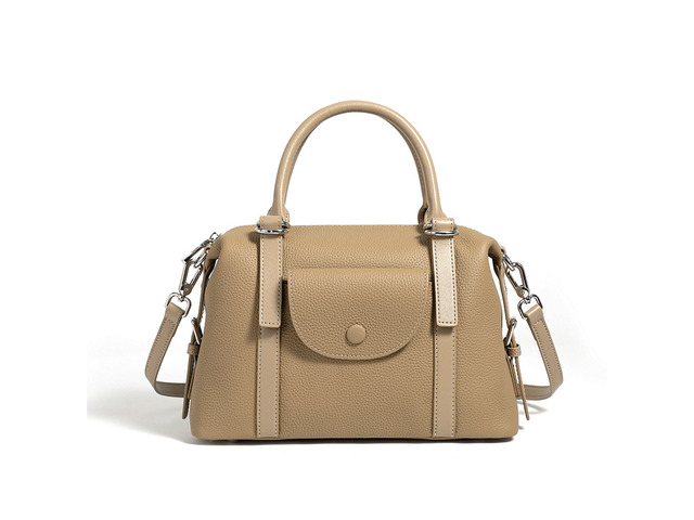 Genuine Leather Crossbody Handbags Grey