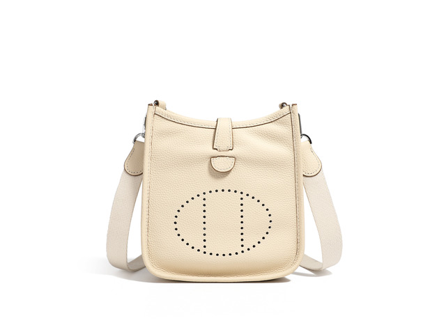 Women Genuine Leather Purses and Handbags White