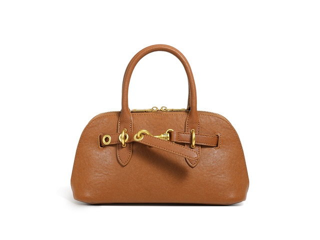 Women Genuine Leather Purses Handbags Tote Bag Shoulder Bag Brown