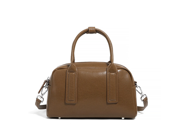 Women Genuine Leather Purses and Handbag Brown