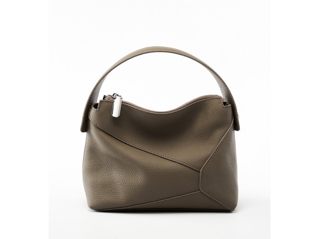 Genuine Leather Women Purses and Handbags Grey