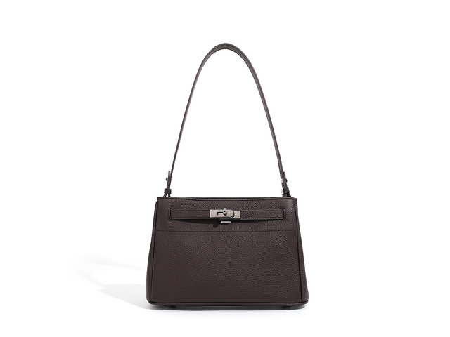 Women Retro Genuine Leather Handbag Brown
