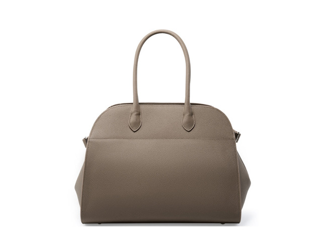 Genuine Leather Women Shoulder Handbags Beach Bag Grey