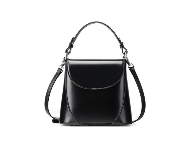 Genuine Leather Women Crossbody Bag Mini Bag Black