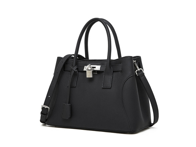 Women's Woven Shoulder Crossbody Bag Handbag Black