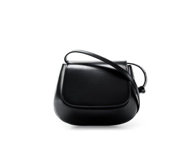 Women Genuine Leather Tote Bag Black