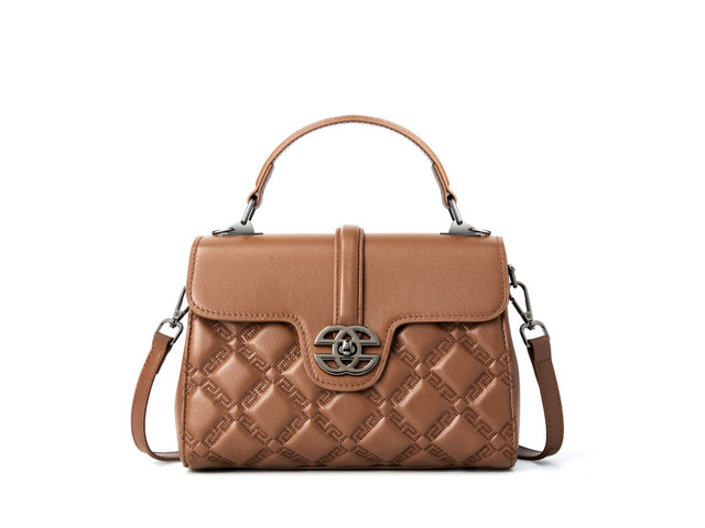 Women Leather Crossbody Bags Women's Tote Shoulder Bag Brown