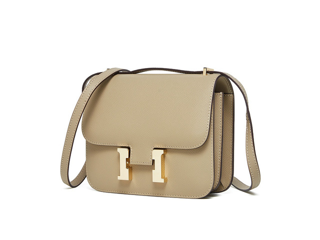 Genuine Leather Women Shoulder Purses and Handbags Grey