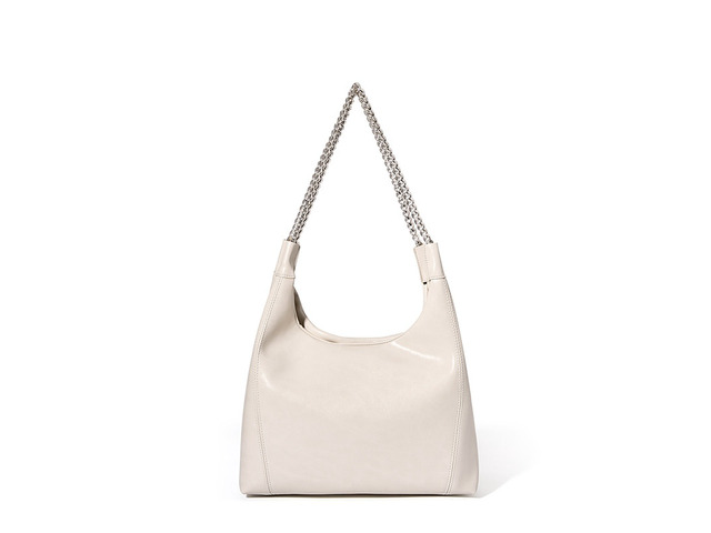 Women Genuine Leather Cute Tote Handbags Crossbody Bag White