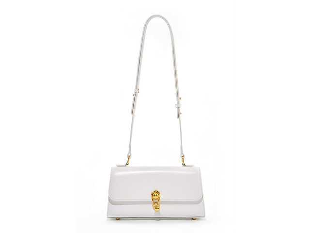 Women Fashion Genuine Leather Handbags Tote Bag Shoulder Bag White