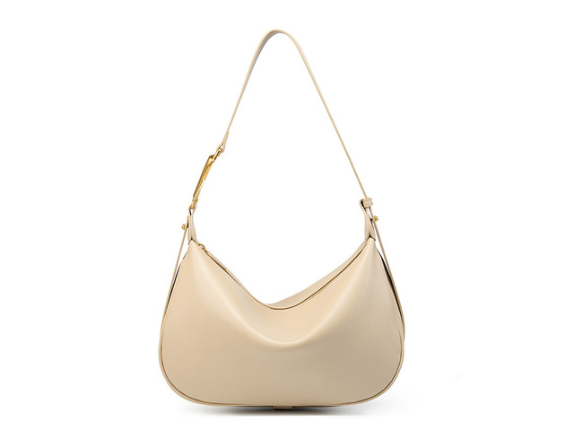 Genuine Leather Women's Crossbody Purse Handbag White