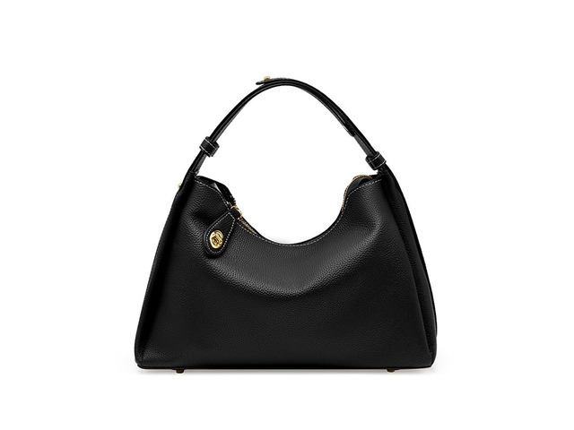 Oversize Genuine Leather Tote Women Weekender Bag Shopper Handbag Black