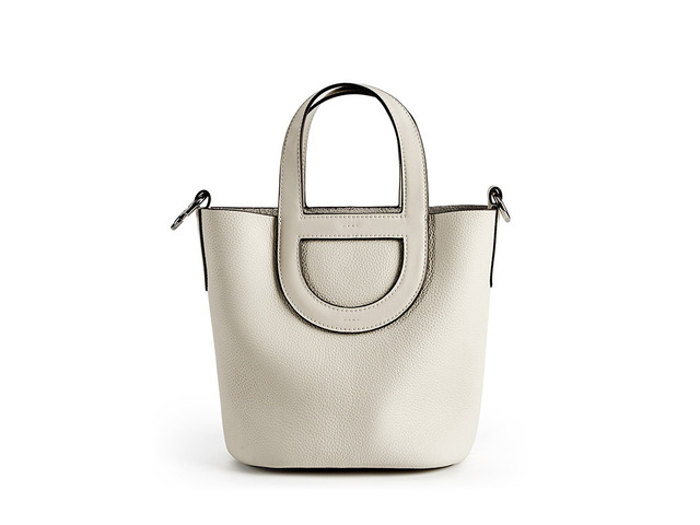 Genuine Leather Women Handbags Tote Purse Shoulder Bag White