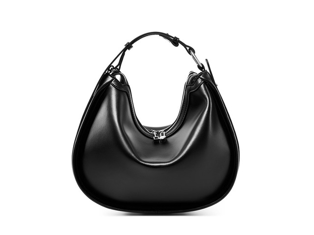 Genuine Leather Fashion Women's Handbag Black