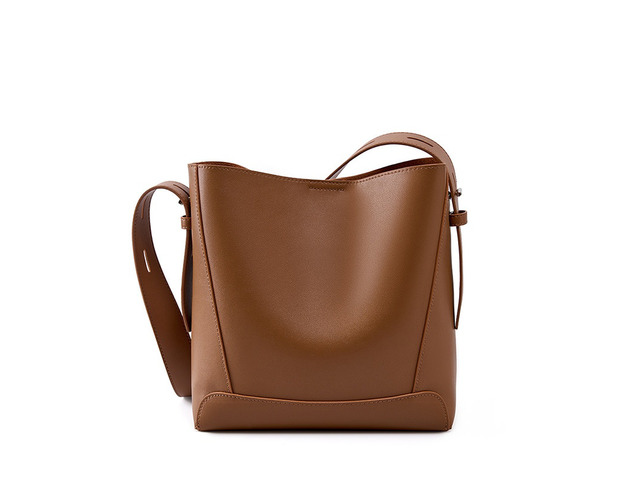 Genuine Leather Shoulder Bags Stylish Hobo Handbags Purses Crossbody Bags for Women Brown