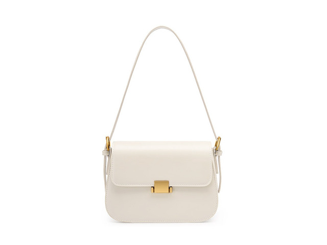 Real Leather Purse for Women Crossbody Bag White
