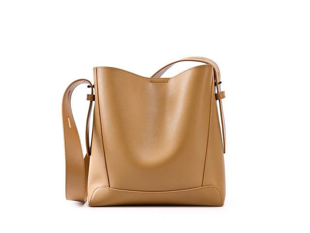 Genuine Leather Shoulder Bags Stylish Hobo Handbags Purses Crossbody Bags for Women Brown