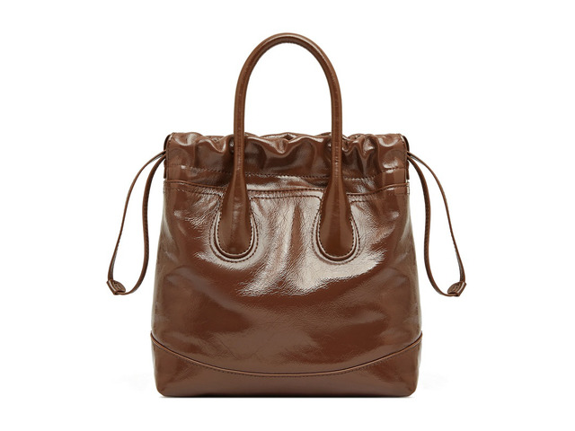 Song Cowhide Vintage Women Handbag Brown