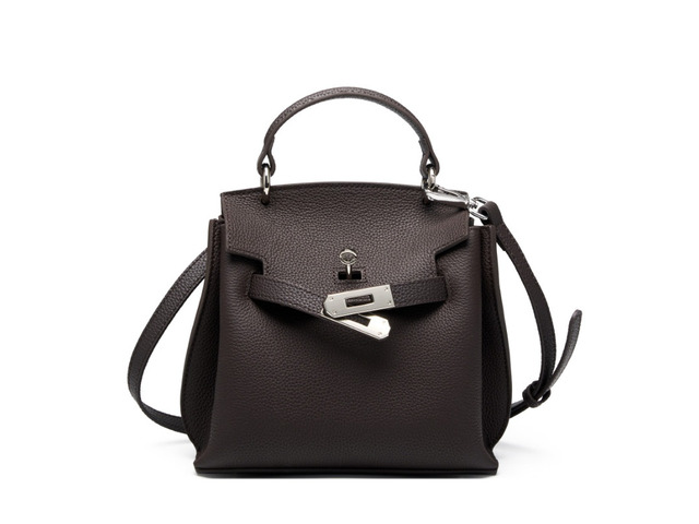 Genuine Leather Shoulder Crossbody Bag Lindy Small Bag Brown