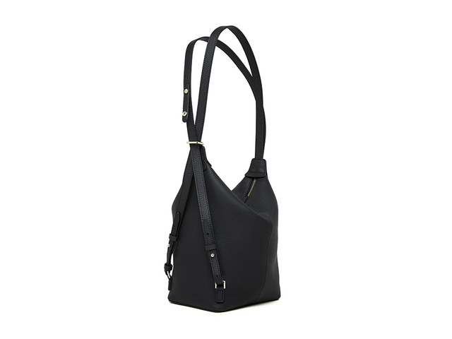Genuine Leather Women Purses and Handbags Black