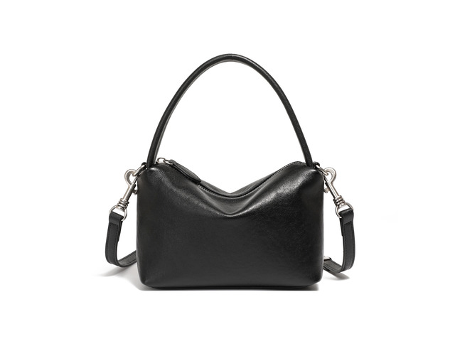 Women's Genuine Leather Tote Bag Purse Handbags Black
