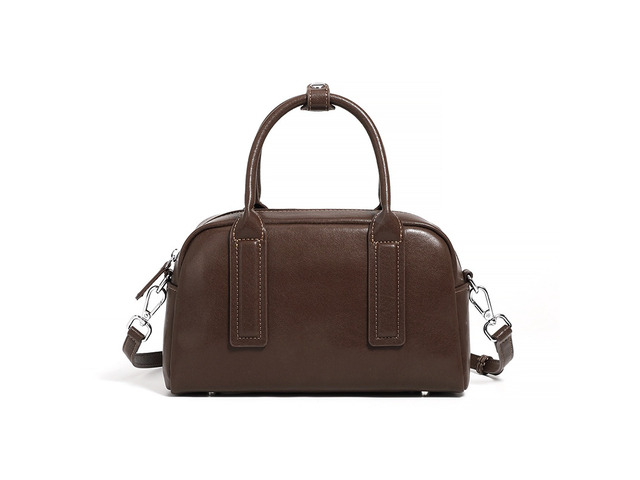 Women Genuine Leather Purses and Handbag Brown