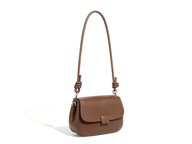 Fashion Genuine Leather Women's Handbag Brown