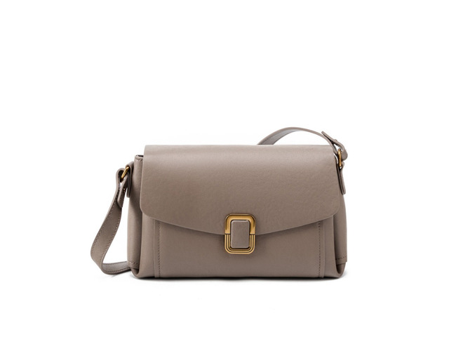 Genuine Leather Women Tote Bag Grey